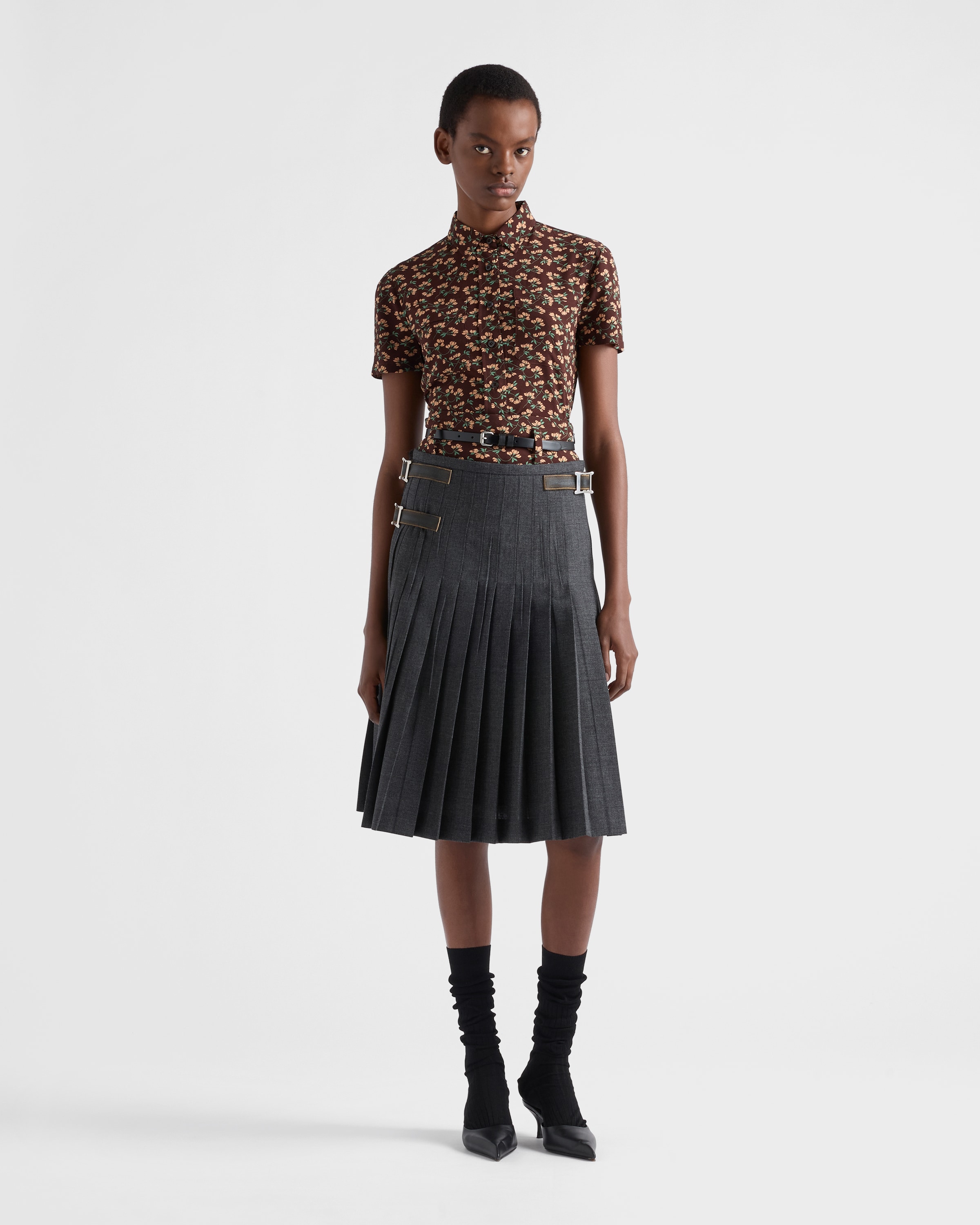 PRADA ツイードスカート マリアケントツイードスカート | エミリアウィズ 公式オンライン