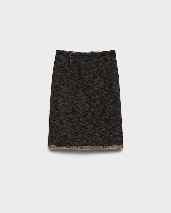 Double tweed midi-skirt Double tweed midi-skirt