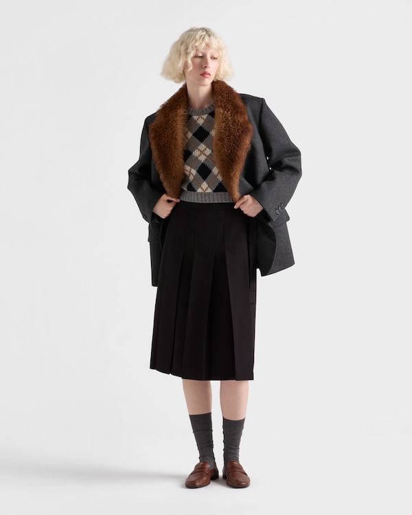 Sablé satin skirt Sablé satin skirt