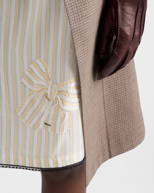 Striped skirt with appliqué - Yellow Striped skirt with appliqué - Yellow