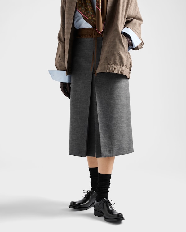 Rush stitch midi-skirt - Slate Gray Rush stitch midi-skirt - Slate Gray