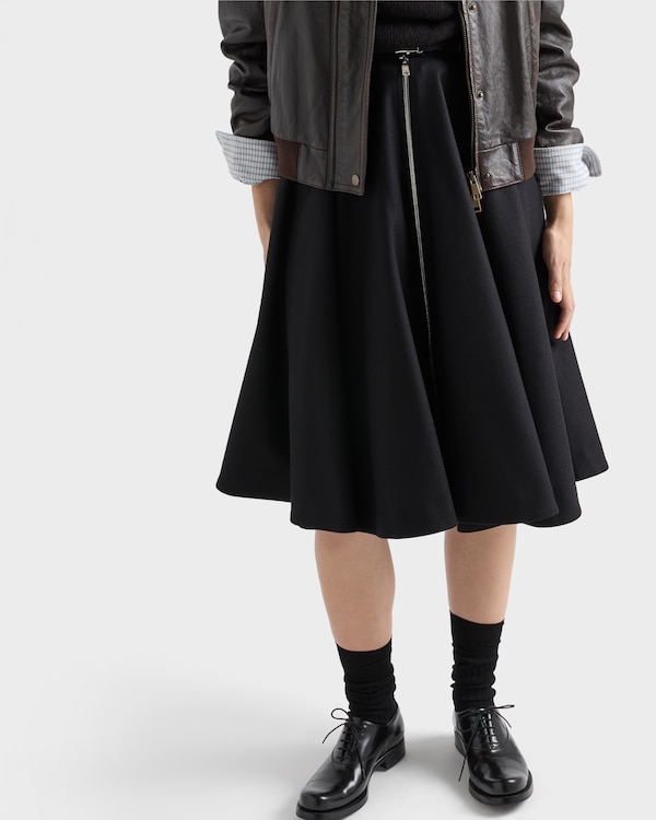 Re-Wool skirt - Black Re-Wool skirt - Black