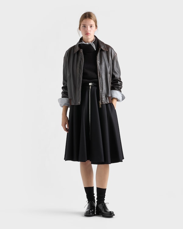 Re-Wool skirt - Black Re-Wool skirt - Black