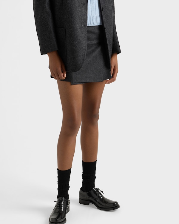 Re-Wool miniskirt - Anthrazitgrau Re-Wool miniskirt - Anthrazitgrau
