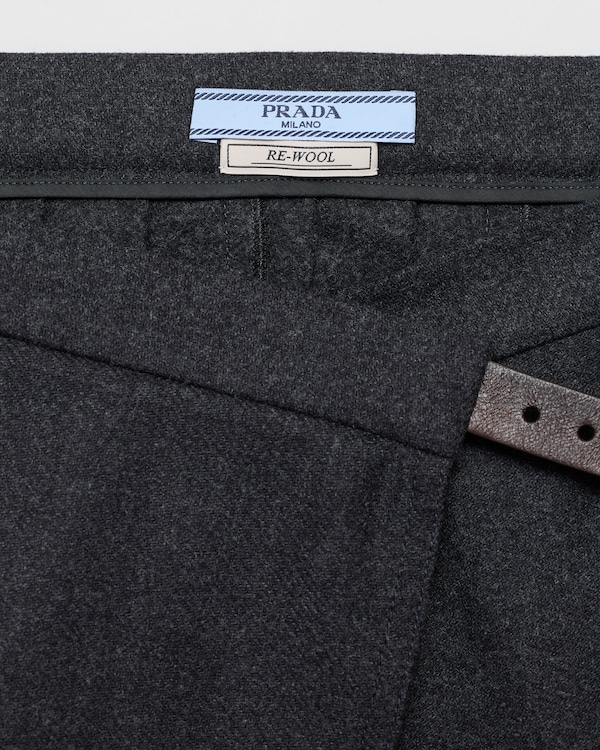Re-Wool miniskirt - Anthracite Gray Re-Wool miniskirt - Anthracite Gray