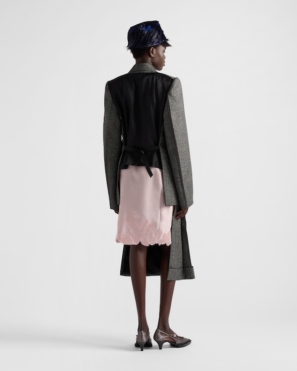 Mouliné wool midi-skirt Mouliné wool midi-skirt