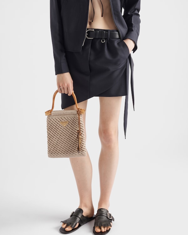 키드 모헤어 미니 스커트 키드 모헤어 미니 스커트