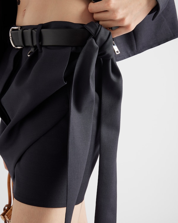 키드 모헤어 미니 스커트 키드 모헤어 미니 스커트