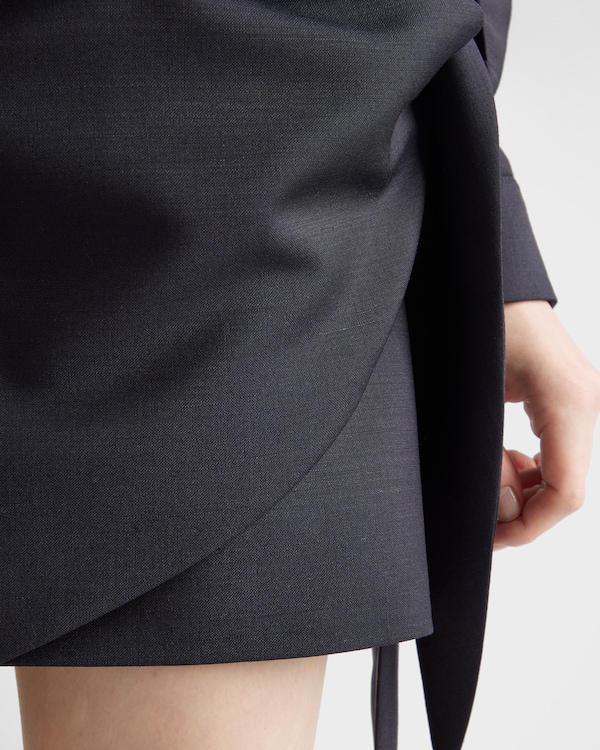 키드 모헤어 미니 스커트 키드 모헤어 미니 스커트