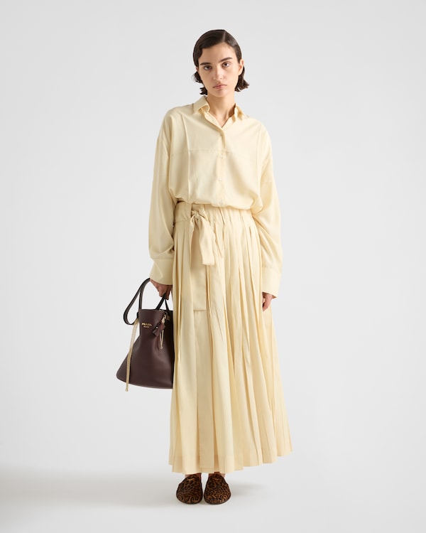 Canvas maxi-skirt - Cream Canvas maxi-skirt - Cream