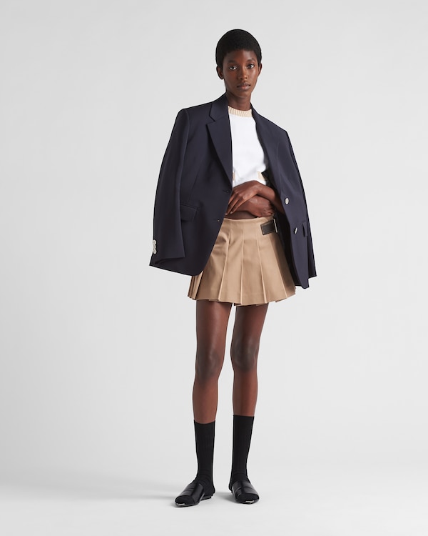 Gabardine miniskirt Gabardine miniskirt