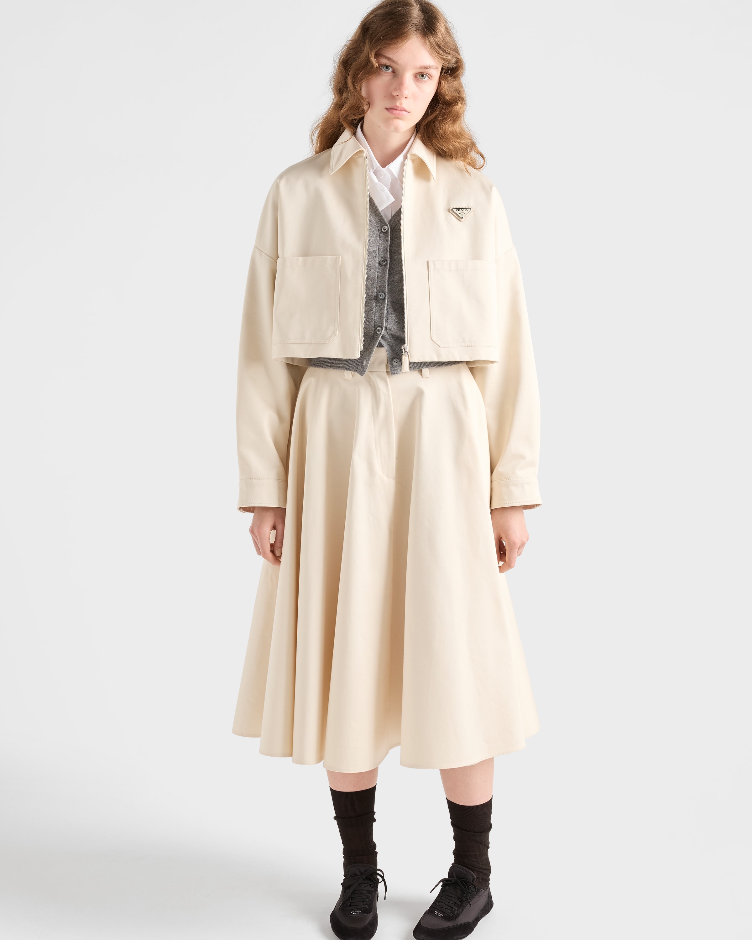 Prada Chino Midi-skirt
