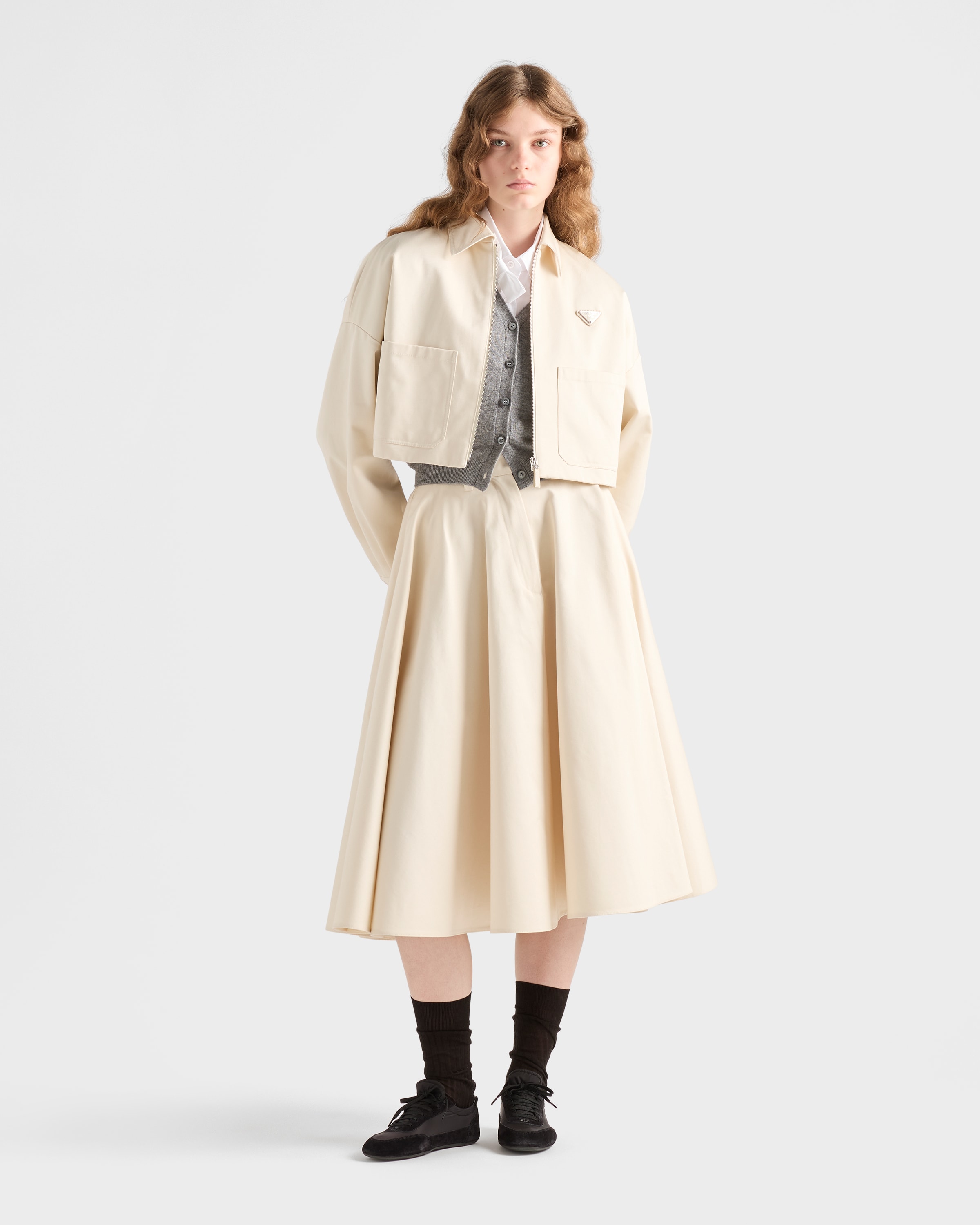 Prada Chino Midi-skirt