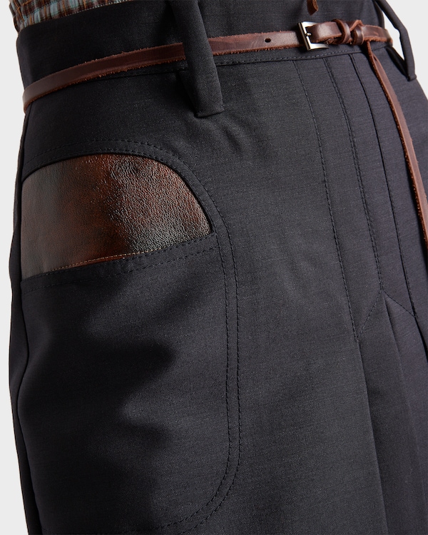 Kid mohair midi skirt Kid mohair midi skirt