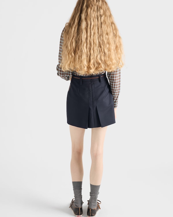 Kid mohair mini skirt Kid mohair mini skirt