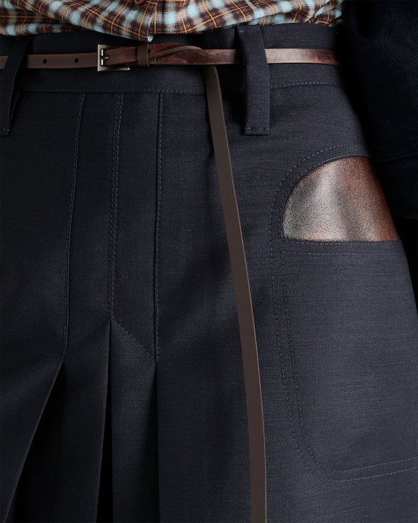 Kid mohair mini skirt Kid mohair mini skirt