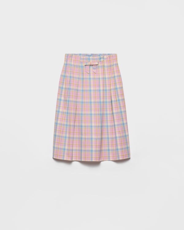 スカート PRADA PLUM-COLOURED SEQUINED SKIRT Prada Plum-coloured sequined skirt | TheDoubleF