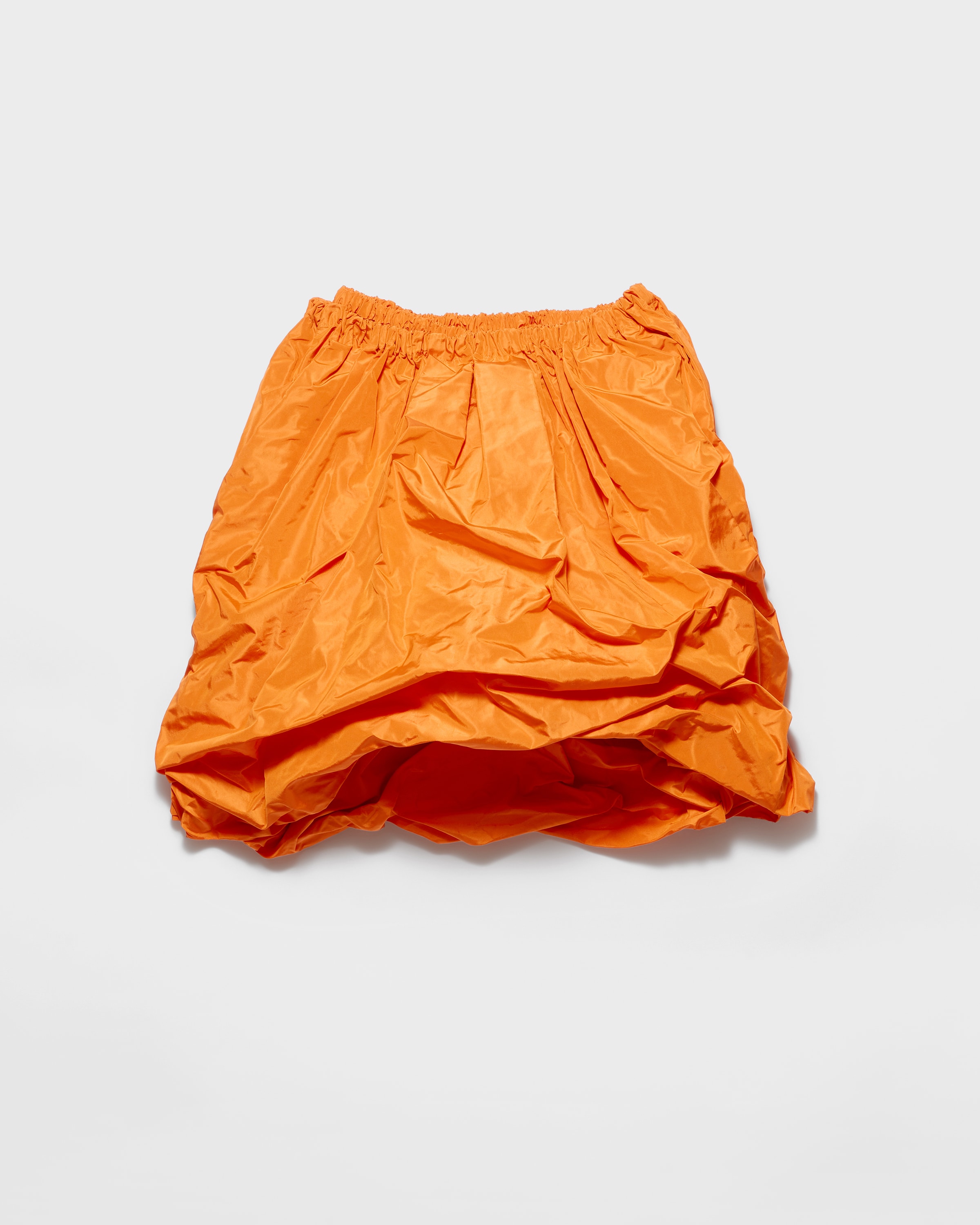 Prada Technical Taffeta Skirt, Woman, Orange, Size 38