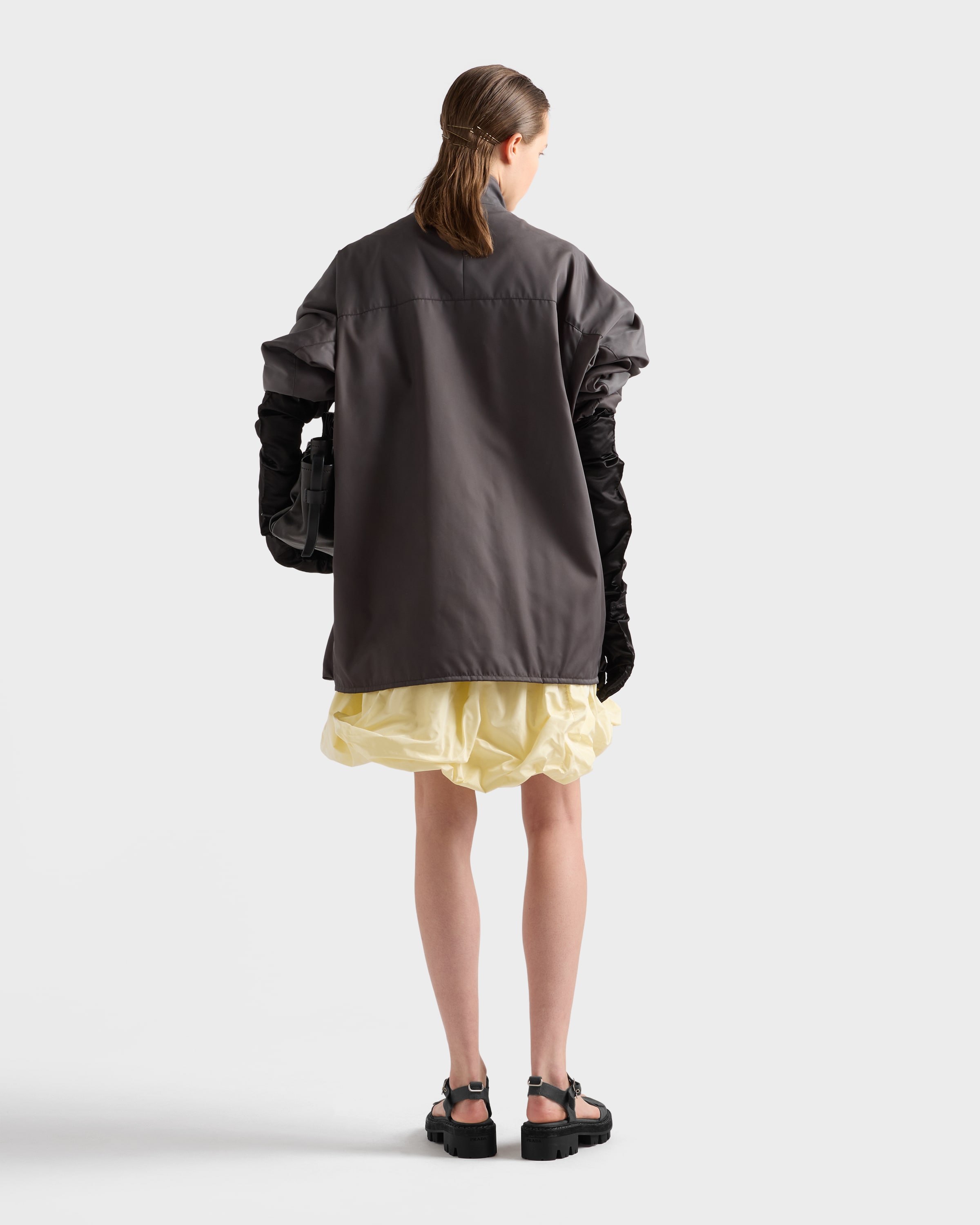 クリーム テクニカルタフタ スカート | PRADA