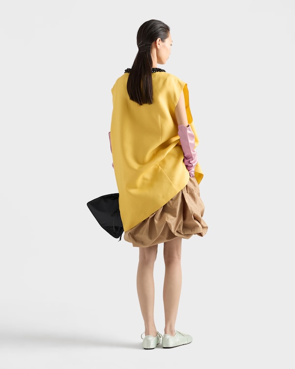 Technical taffeta skirt - Khaki Technical taffeta skirt - Khaki