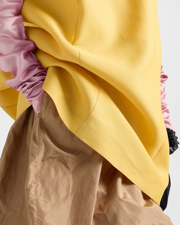 Technical taffeta skirt - Khaki Technical taffeta skirt - Khaki