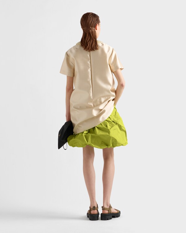 Technical taffeta skirt - Pistachio Green Technical taffeta skirt - Pistachio Green