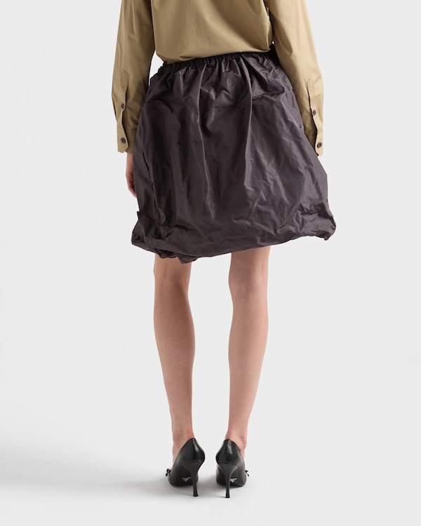 Technical taffeta skirt - Hematite Technical taffeta skirt - Hematite