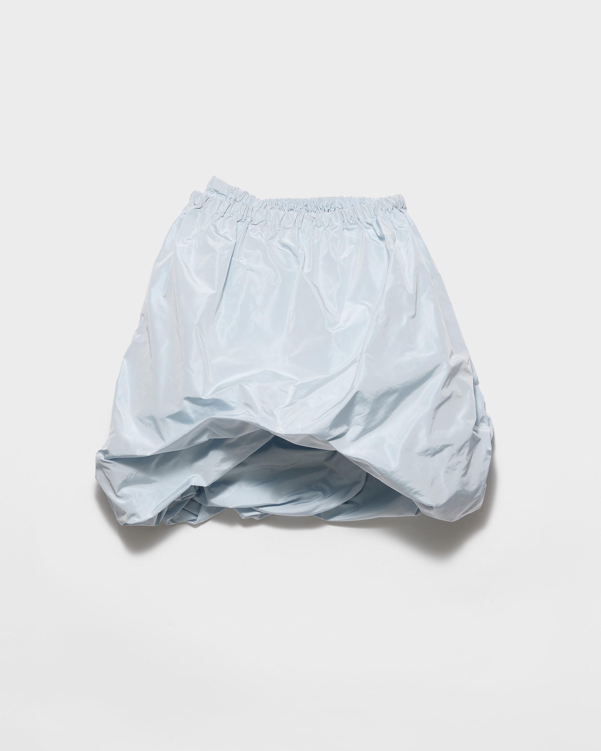 Technical taffeta skirt