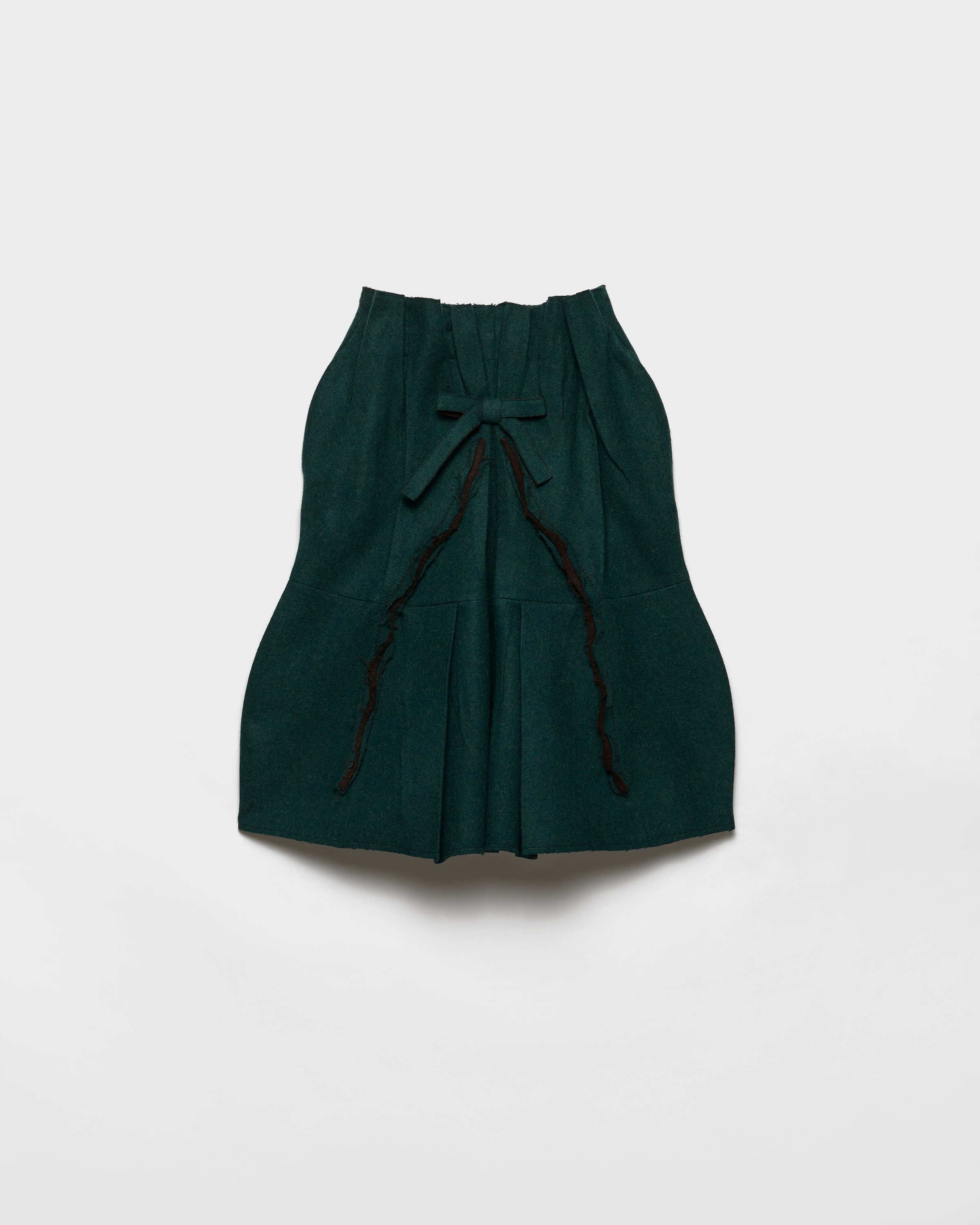 Prada Midirock Aus Shetlandwolle In Green