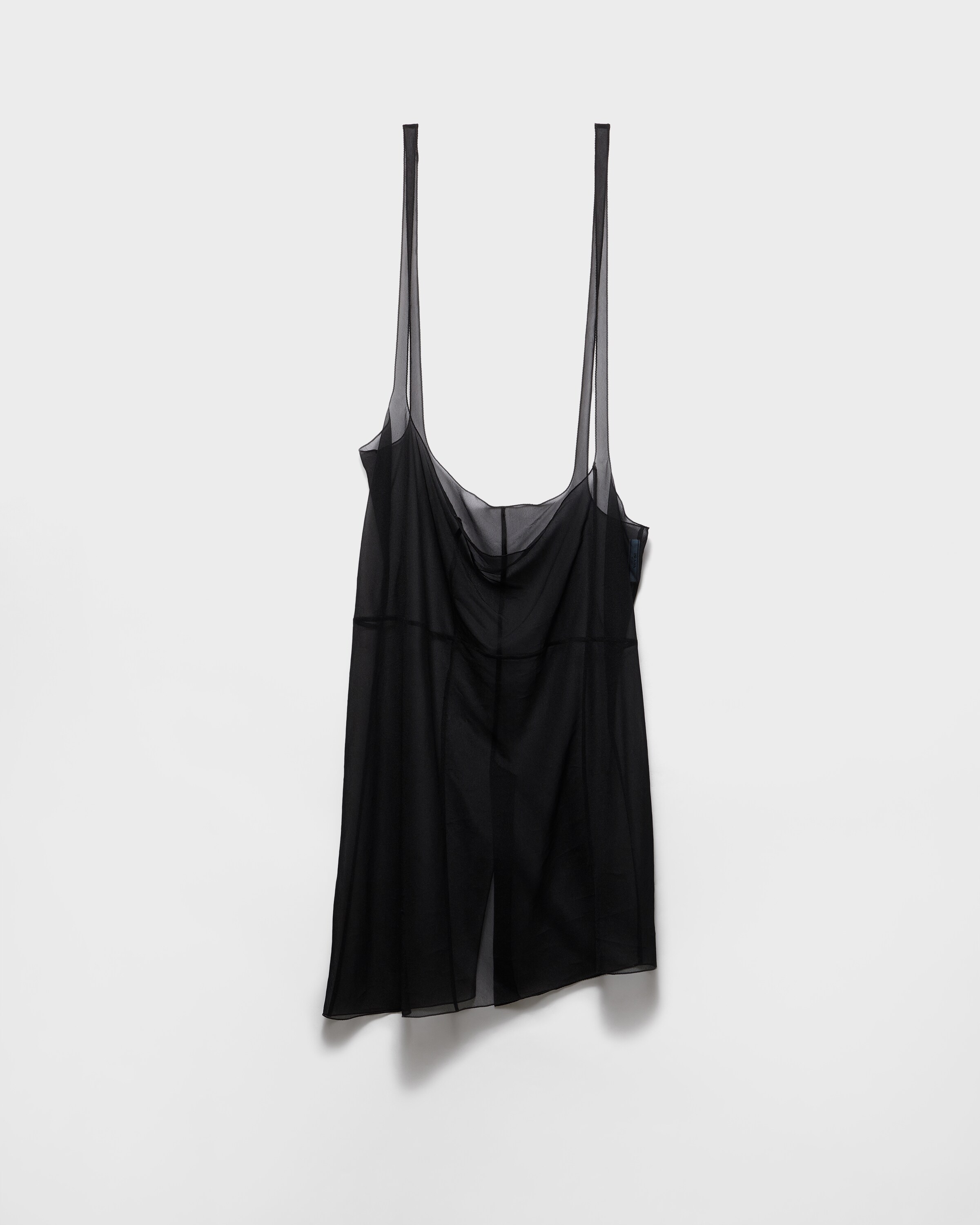 Prada Cigaline Midi-skirt With Suspender Straps, Woman, Black, Size 38