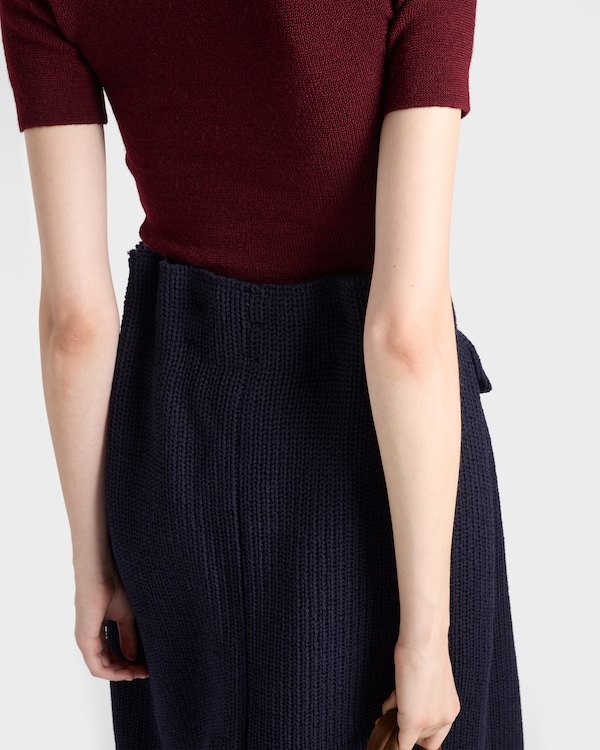Wool knit midi skirt Wool knit midi skirt