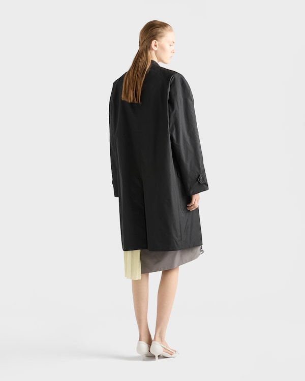 Technical taffeta patchwork skirt - Cream Technical taffeta patchwork skirt - Cream