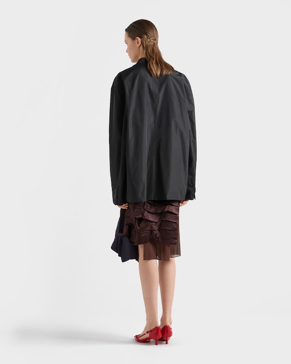 Faille patchwork skirt - Navy Faille patchwork skirt - Navy