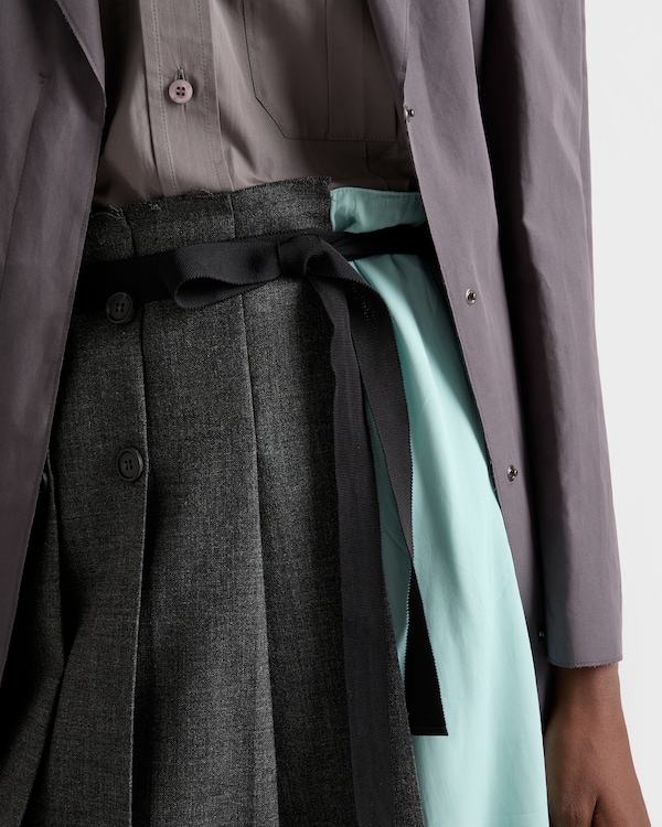 Gonna patchwork in stuoia - Ardesia Gonna patchwork in stuoia - Ardesia