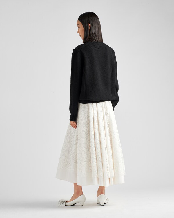 LITTLE A - Freida Lurex Skirt Set - White