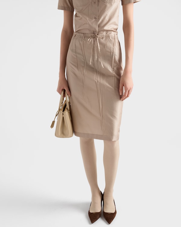 Taffeta midi-skirt Taffeta midi-skirt