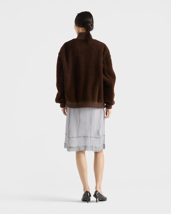 Embroidered chiffon midi-skirt Embroidered chiffon midi-skirt