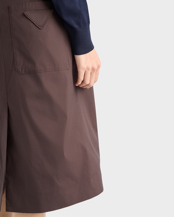 Poplin wrap skirt Poplin wrap skirt