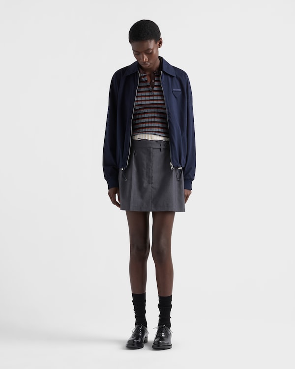 Light mohair miniskirt - Slate Gray Light mohair miniskirt - Slate Gray