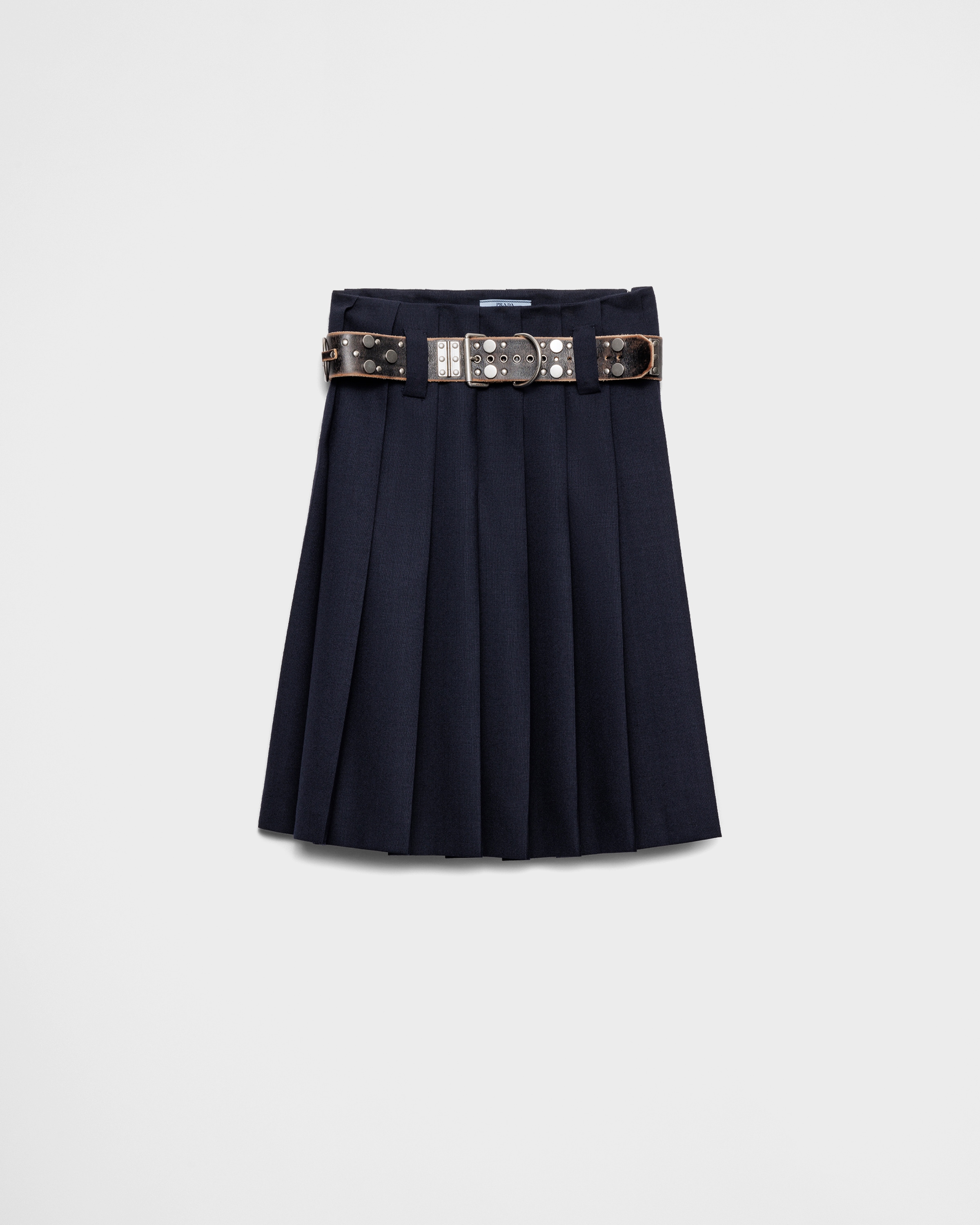 PRADA Belt skirt プラダ レディース ベルト スカート 新作☆日本未入荷【PRADA】ベルト付きミディスカート