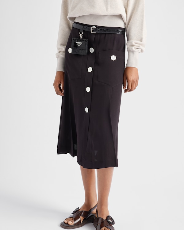 Sablé satin skirt Sablé satin skirt