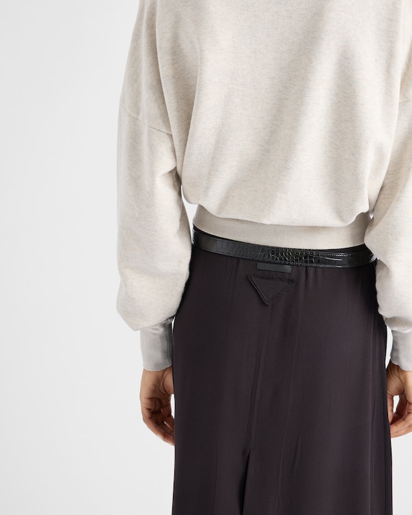 Sablé satin skirt Sablé satin skirt