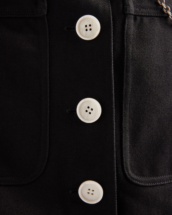 Rock aus Baumwoll-Drillich Rock aus Baumwoll-Drillich