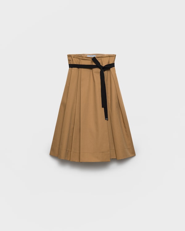 Gabardine skirt - Cork Beige Gabardine skirt - Cork Beige