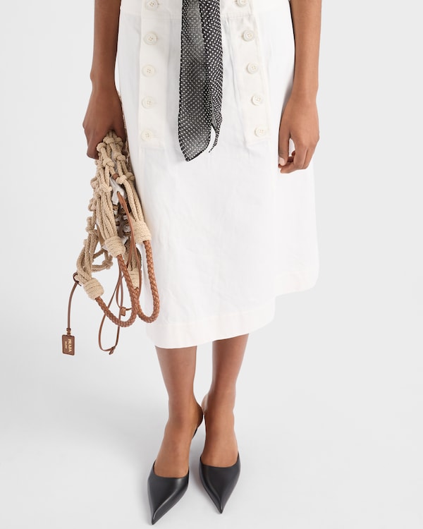 Cotton gabardine skirt Cotton gabardine skirt