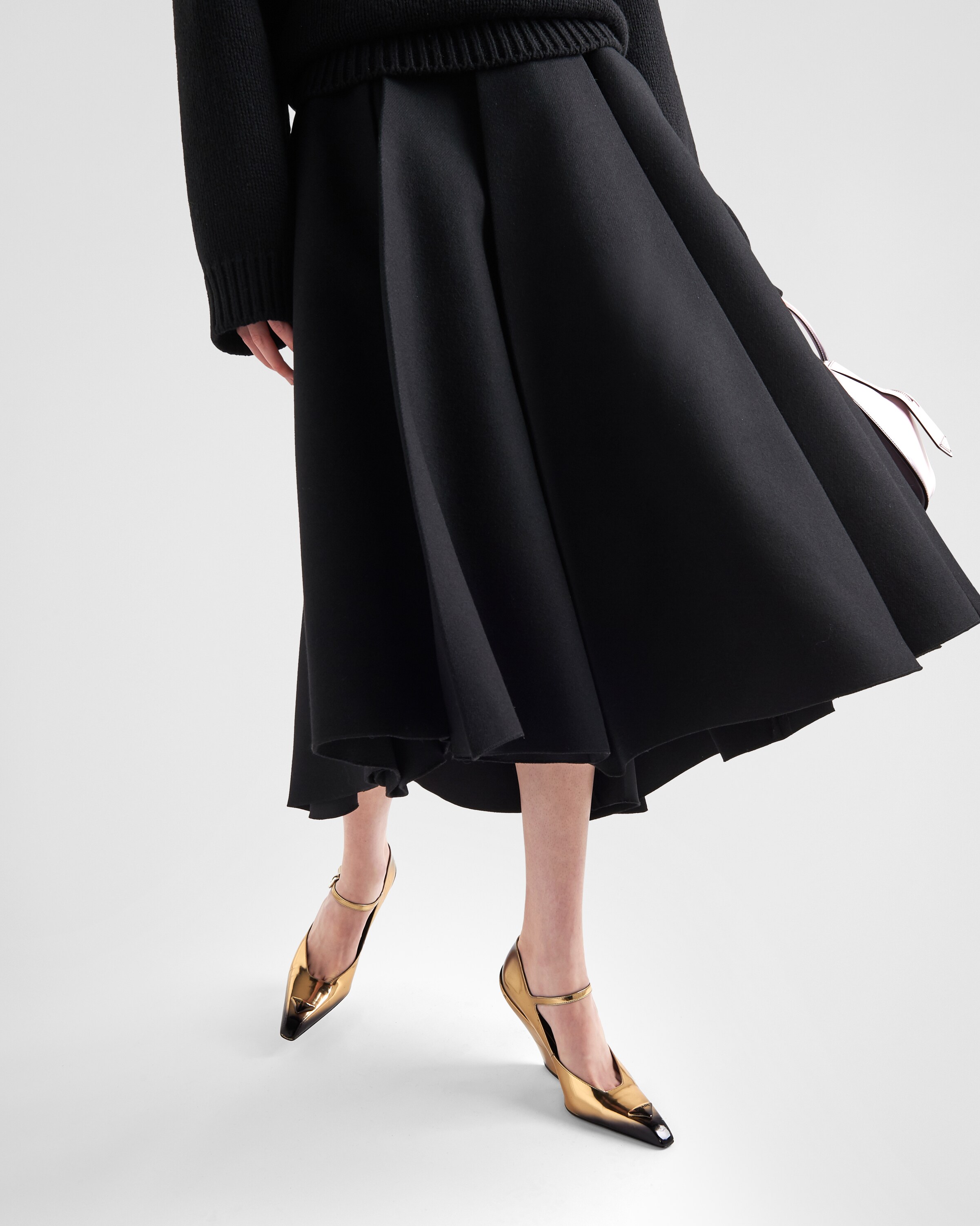 Prada Cloth midi\u002Dskirt 3