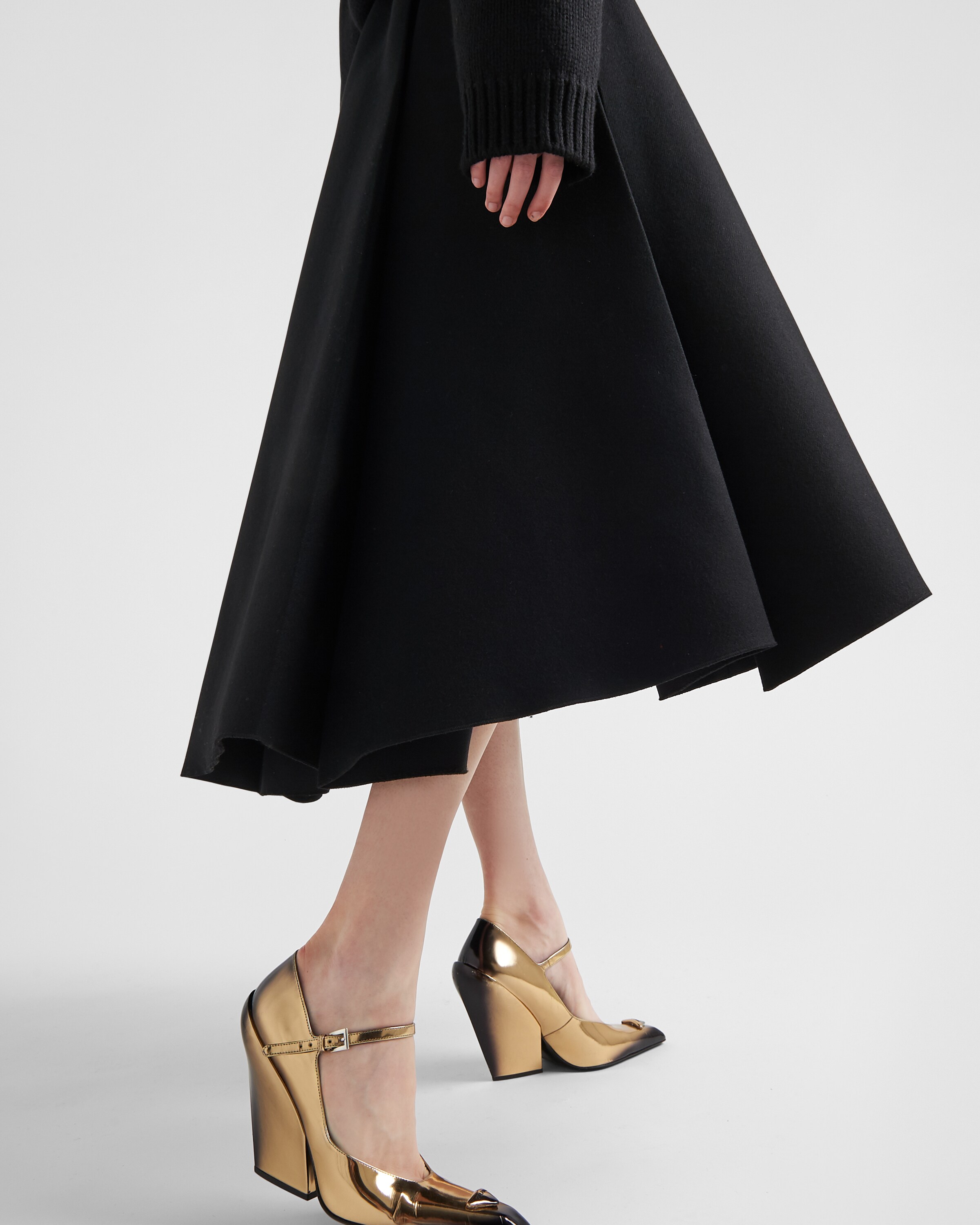Prada Cloth midi\u002Dskirt 6
