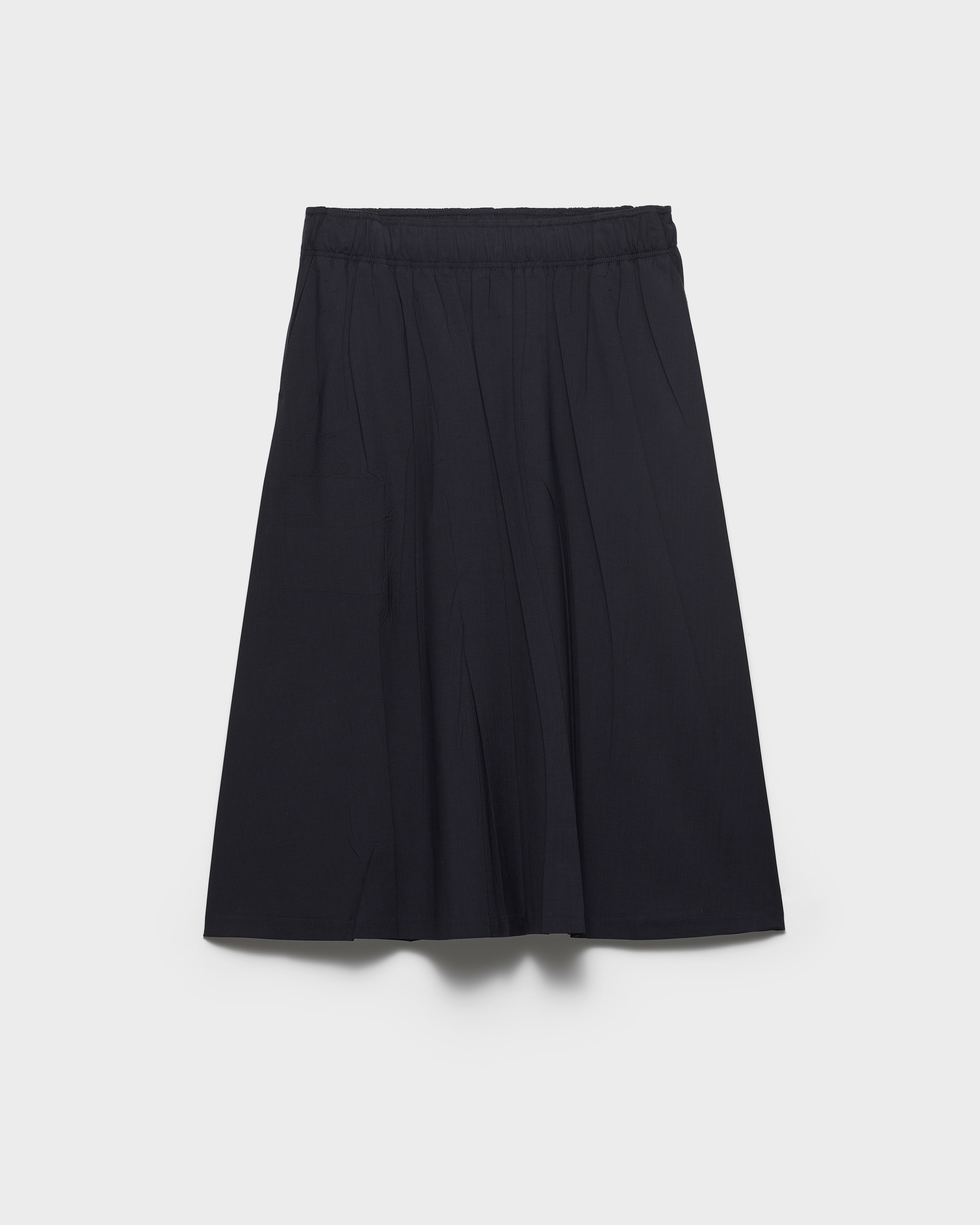 Light wool midi-skirt