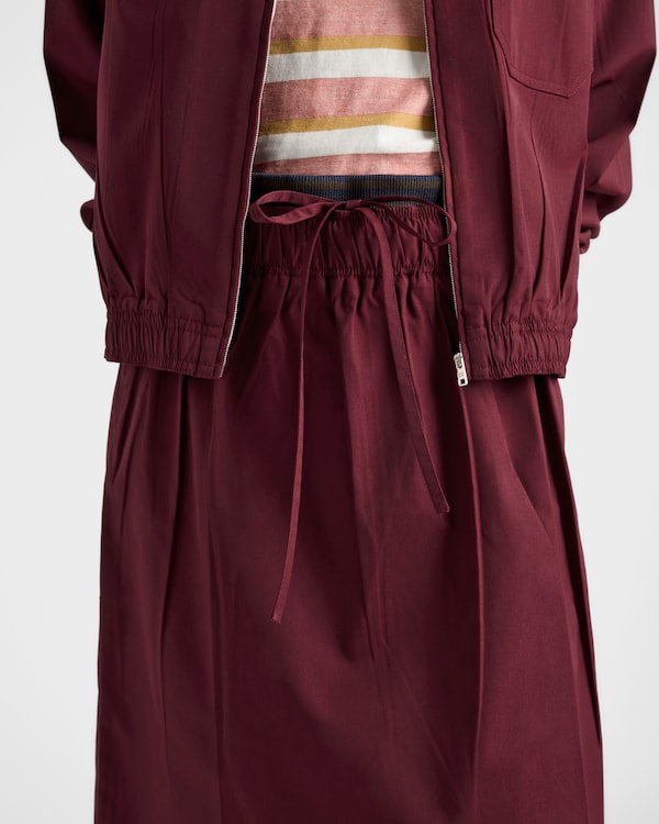 Poplin skirt - Garnet Poplin skirt - Garnet