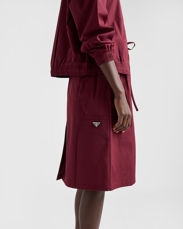 Poplin skirt - Garnet Poplin skirt - Garnet